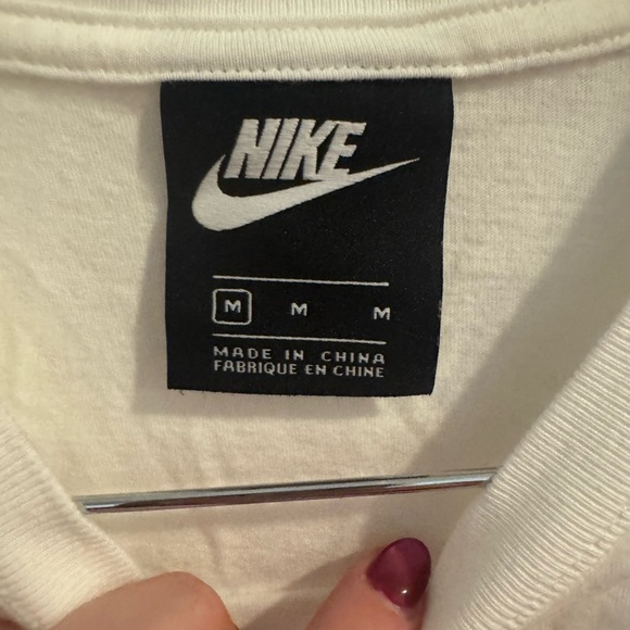 Nike Unisex Sportswear Retro Logo Tag Icon Clash Long Sleeve T Shirt Size M - Picture 2 of 6